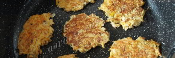 картофельно-тыквенные оладьи