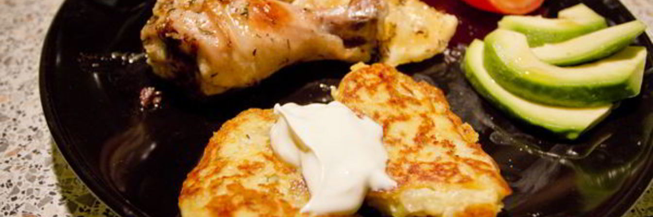 Картофельные оладьи с фенхелем