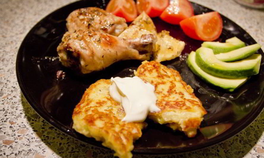 Рецепт картофельных оладий с фенхелем