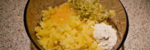 картофельные оладьи с фенхелем