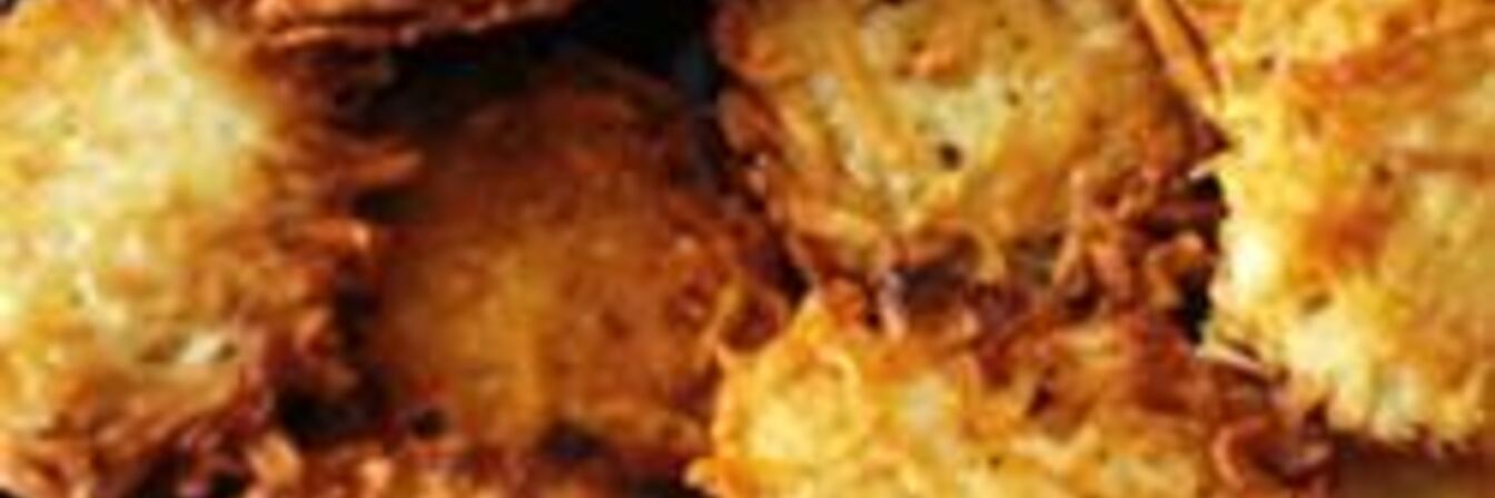 Хрустящие картофельные оладьи