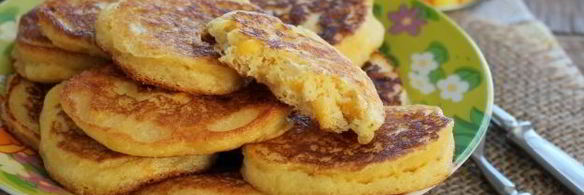 кукурузные оладьи