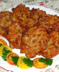 Мясные оладьи