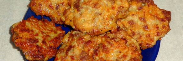 мясные оладьи