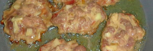 мясные оладьи