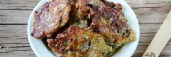 оладьи из баклажанов и кабачков