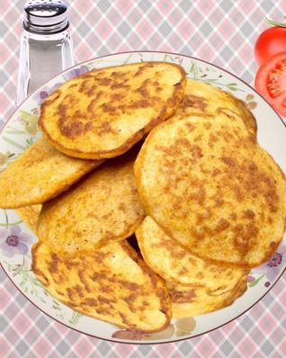 Оладьи из икры трески