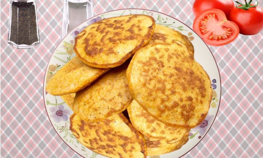 Рецепт оладий из икры трески