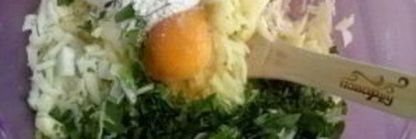 оладьи из кабачков с сыром и чесноком