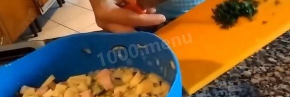 оладьи из кабачков с сыром и ветчиной