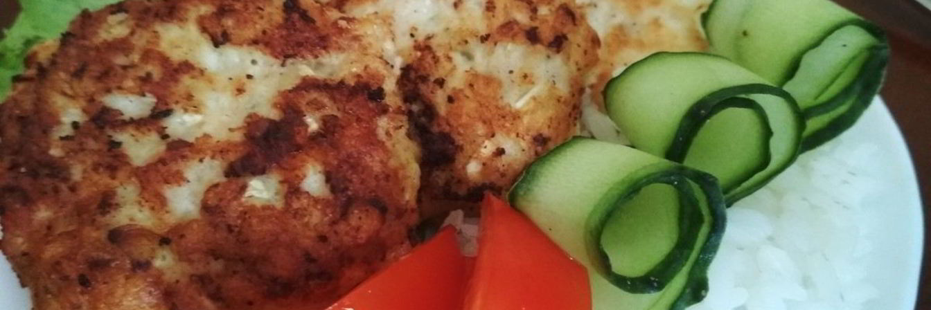 Оладьи из капусты и куриного фарша