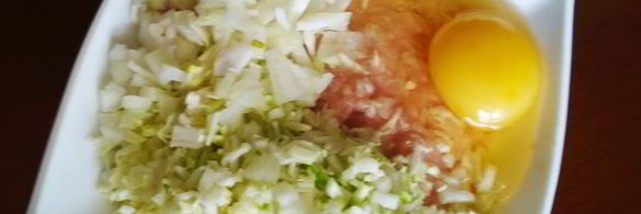 оладьи из капусты и куриного фарша