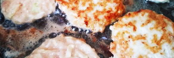 оладьи из капусты и куриного фарша