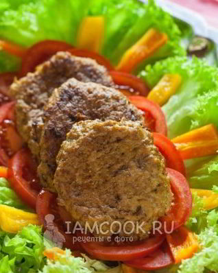 Оладьи из куриного фарша