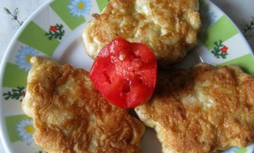 Рецепт оладий из куриного филе