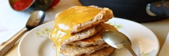 оладьи из овсяных хлопьев на воде