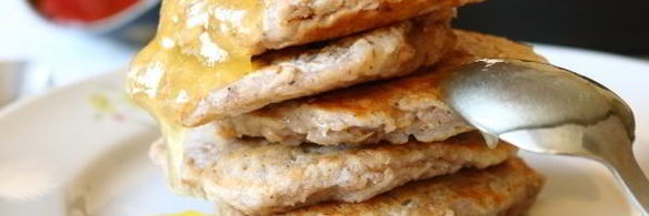 оладьи из овсяных хлопьев на воде