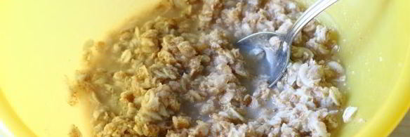 оладьи из овсяных хлопьев на воде