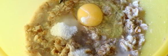 оладьи из овсяных хлопьев на воде