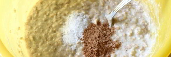 оладьи из овсяных хлопьев на воде