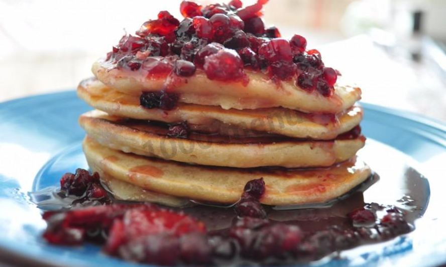 Рецепт оладий на кефире с корицей