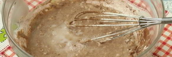 оладьи на кислом молоке с какао