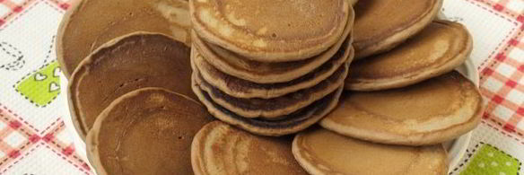 оладьи на кислом молоке с какао