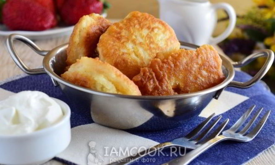 Рецепт оладий на майонезе