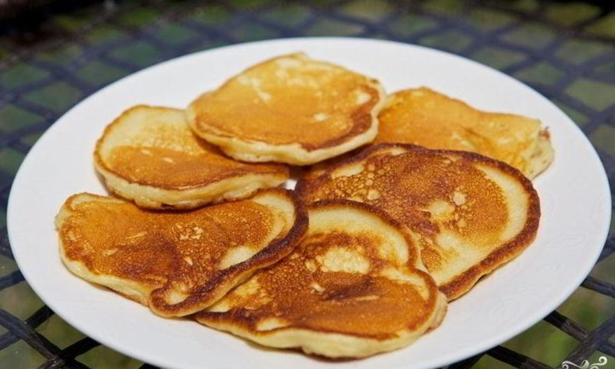 Рецепт оладий на молоке