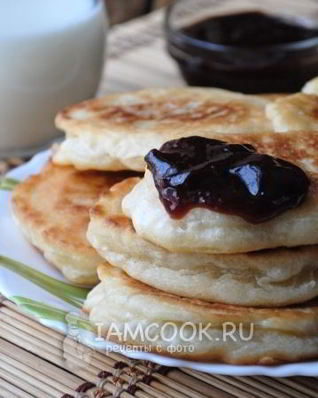 Оладьи на воде без яиц и дрожжей