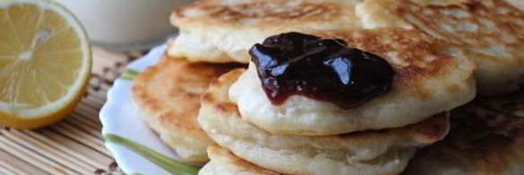 оладьи на воде без яиц и дрожжей