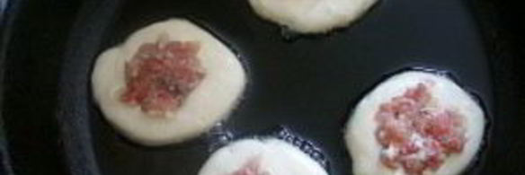 оладьи с фаршем