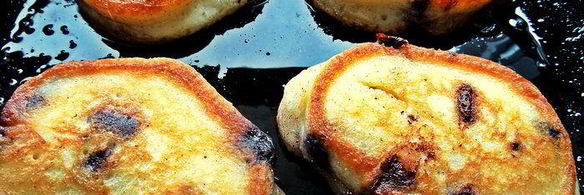 оладьи с шоколадно-ягодной добавкой