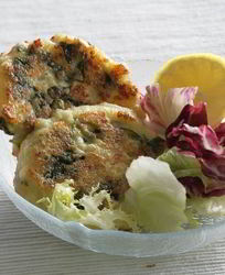 Овощные оладьи с творогом