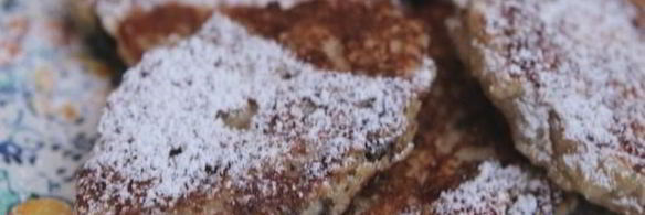 овсяные оладушки на кефире с изюмом и корицей