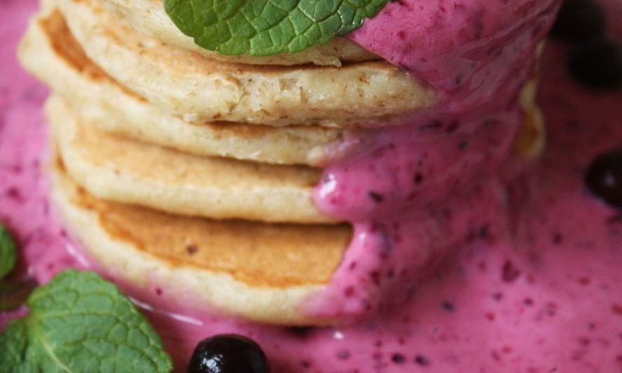 Рецепт овсяных оладий с творогом