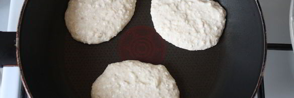 овсяные оладьи c творогом