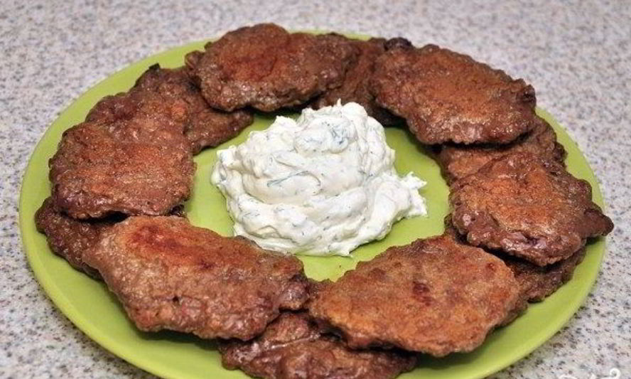 Рецепт печеночных оладушек