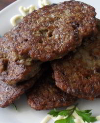 Печеночные оладьи без муки