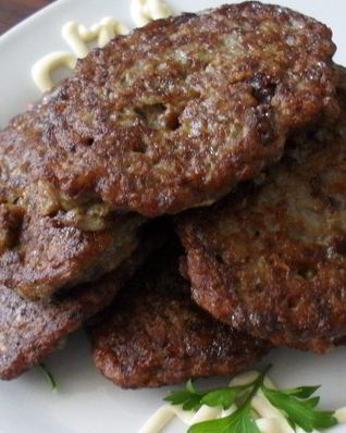 Печеночные оладьи без муки