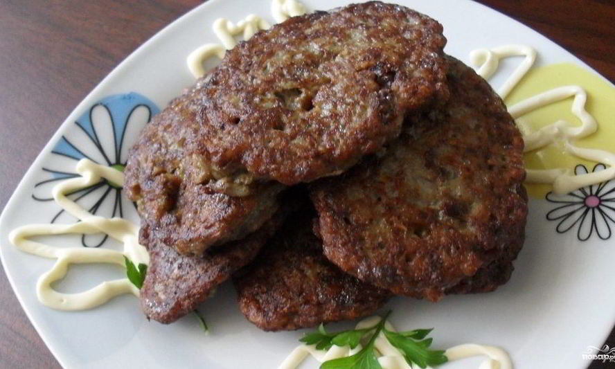 Рецепт печеночных оладий без муки