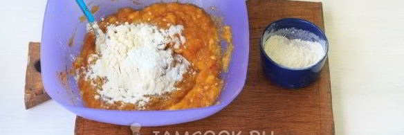 постные оладьи из тыквы