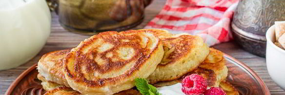 пышные оладьи на сыворотке