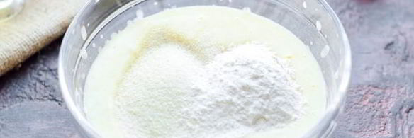 пышные оладьи с манкой на кефире