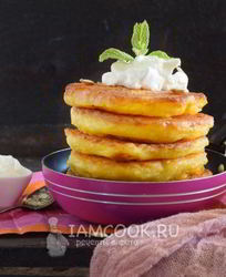 Пышные оладьи с тыквой на кефире