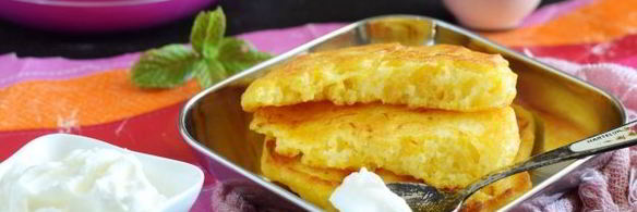 пышные оладьи с тыквой на кефире