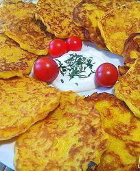 Тыквенные оладушки