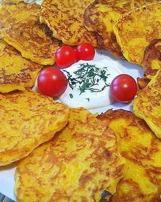 Тыквенные оладушки