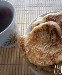 Яблочные оладьи