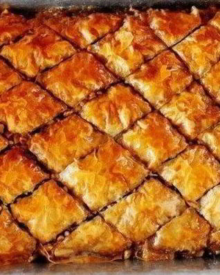 Пахлава на слоеном тесте